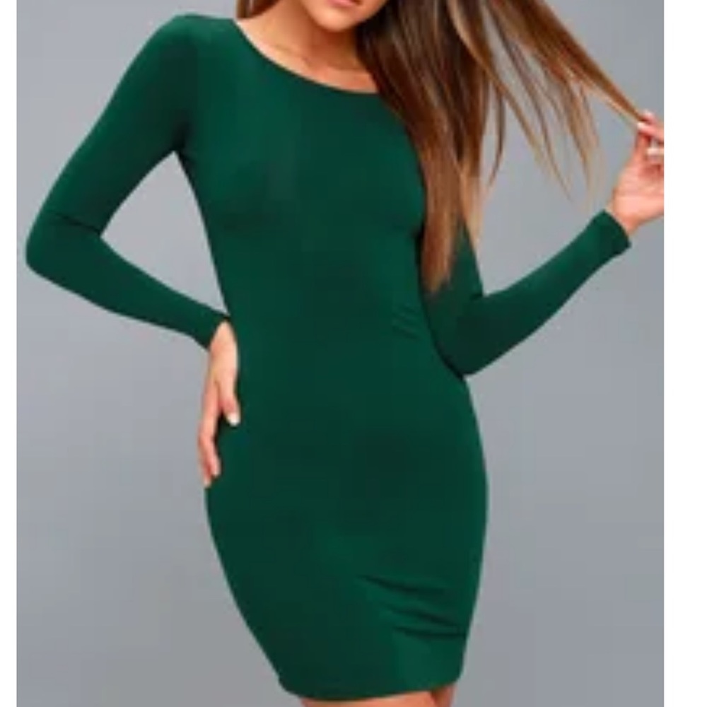 Comeback Baby Forest Green Dress
